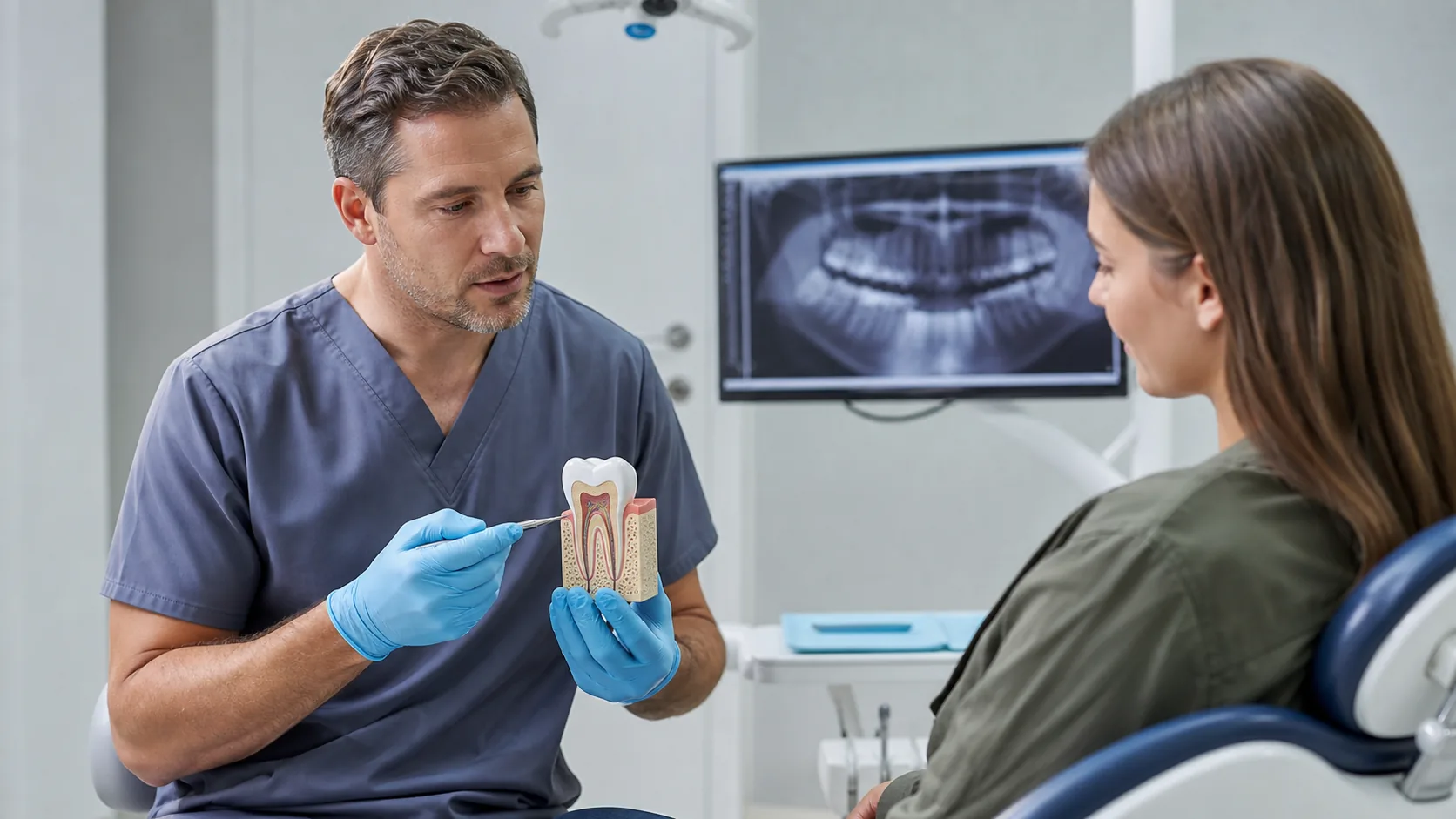 Evaluación clínica entre endodoncia y extracción